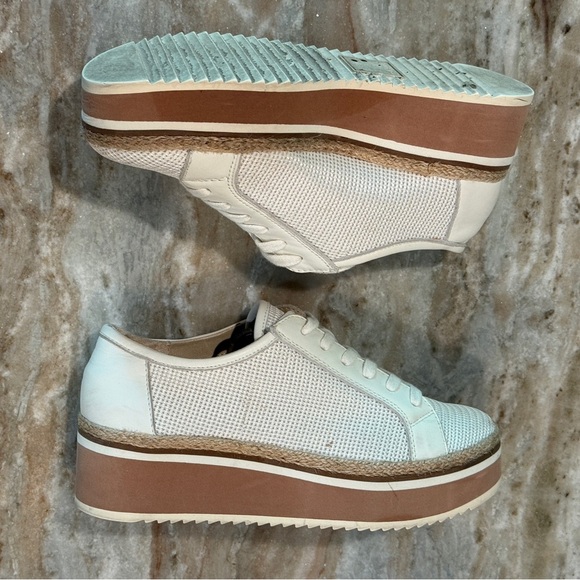 Women’s DOLCE VITA Telah white mesh platform sneakers- Size 8 - Picture 8 of 10